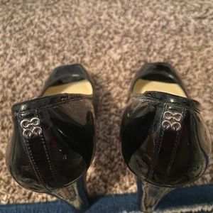Coach black heels size 10